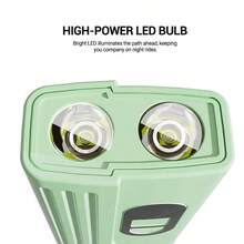 1PC Bicycle Front Light With Colorful Warning Side Light Digital Display MTB Head Light Bottom Magnet Flashlight Cycling Accessories - Multicolor - View 6