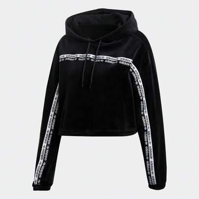 Adidas Fashionable Women's Short Hoodie Sweatshirt