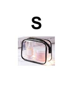 3pcs/Set Waterproof Transparent Makeup Bag, Transparent Toiletry Bag, Large Capacity Travel Makeup Bag, Travel Makeup Toiletry Bag, Multifunctional Portable Storage Bag, Multifunctional Travel Storage Bag And Portable Toiletry Bag, Durable PVC Unisex Travel Organizer Bag For Skincare, Towels, Toys, Daily Necessities, Storage, Makeup Bag Storage, Gift For Women, Christmas Gift, Great Gift For Her,Pouch,Makeup Pouch,Travel Essential - Clear - View 13