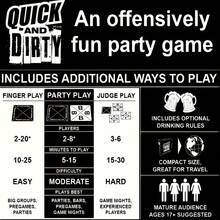Happy And Dirty Card Game - Funny Adult Party Game With Drinking Rules |   Great For Family Parties, Halloween, And Christmas |   Standard Edition - Black - View 5