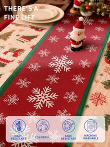 1/2/3/4/5pcs Linen Table Runner And Placemat Set, Heat Resistant, Stain Resistant, Wrinkle-Resistant, Machine Washable, Suitable For Home Dining Room And Restaurant, Table Decor, Home Supplies, Suitable For Holiday Parties, Kitchen, Fireplace - Multicolor - View 10