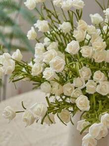 1/3/6 buc flori artificiale mini trandafiri buchet realist DIY spumă decor floral pentru cadou de Ziua Îndrăgostiților buchete de nuntă/piese centrale, fundaluri de petrecere în aer liber, cameră/masă și grădină/ghiveci decorațiuni cadouri ziua de naștere absolvire