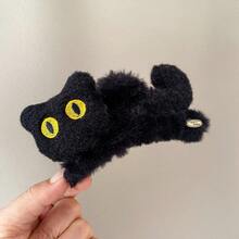 2025 New Korean Plush 3D Cat Claw Clip, Cute Hair Claw For Women, Hair Accessory Elegant Hair Clips Winter Hair Clutch