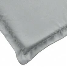 vidaXL Gartenbank-Auflagen 2 Stück Melange Hellgrau 200x50x7 Cm Stoff - Grey - View 8