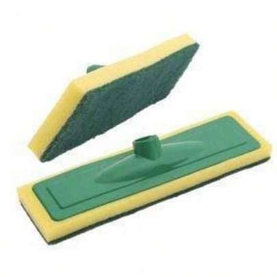 Kit 2 Lava Piso Azulejo Chão Banheiro Cozinha Piscina Esfregão Esponja Multiuso Sem Cabo-NEW