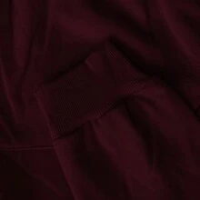 Printed  Hoodie | "So Many Books, So Little Time" Vintage - Burgundy - View 5