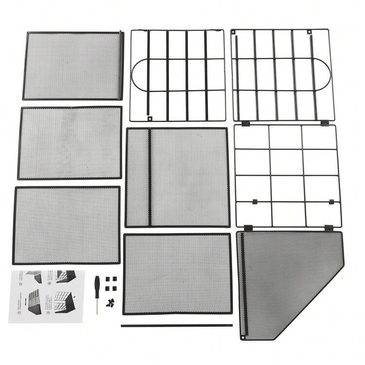 Caja y estantería de archivos - Negro - Añade 10