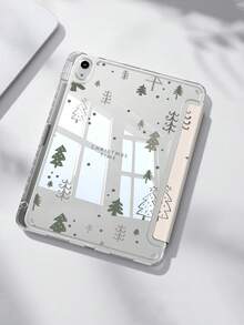 极简圣诞树图案保护套，兼容 iPad 10 代、iPad 10.2/iPad Mini 6/iPad Mini 7/9.7、Galaxy Tab A9 Plus，3+Y 可折叠防弯折，内置笔槽，适用于 Kindle（11 代）2022 年发布，硅胶加固边角，自动唤醒/睡眠功能，完美日常保护，是情人节、圣诞节和春季浪漫礼物的理想之选，时尚简约设计。 - 彩色 - 查看 3