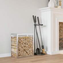 Firewood Racks - Silver - View 1