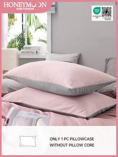 Soft & Skin-Friendly Reversible Pillow Cover - Envelope Closure, Woven Polyester Fabric, Machine Washable - 1 Piece Decorative Pillow Sham For Bedroom, Living Room Sofa (Pillow Insert Not Included), Oeko-Tex Certified