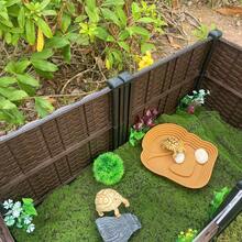 Upgraded Tall Reptile Terrarium, Turtle Habitat Tank, Pet Turtle Enclosure