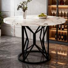 Dining Tables - Black + MDF - View 1