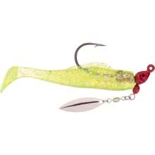 Strike King (STM18-841) Saltwater Speckled Magic Fishing Lure, 841 - Chartreuse Silver Red, 1/8 Oz, Under-Spin Blade - 1 - View 1