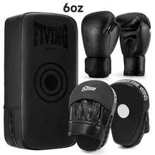 1 Set de Guantes de Boxeo de PU con Blancos de Mano y Pie, Equipo de Entrenamiento de Artes Marciales, Adecuado para el Hogar, Gimnasio de Boxeo, Estudio de Taekwondo, Bolsa de Golpeo - Multicolor - Ver 1