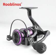 1pc Rooblinos PX Purple Fishing Reel, Metal Cup Smooth Spinning Reel, Suitable For Saltwater
