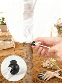 Großes Obstbaumnetz, Zugschnur Pflanzenschutznetze mit Mesh, Polyester Schädlingsbarriere für Obst, Gemüse, Trauben, Mangos, Vogel-, Insekten- und Eichhörnchen-sicheres Gartennetz