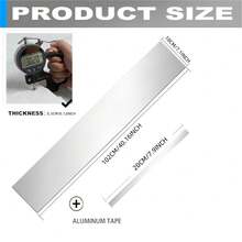 Kit de aislamiento de batería 40"X7" Manta de aislamiento de batería Envoltura de batería Protección contra el calor Protección contra temperaturas extremas en clima frío y caluroso verano para automóvil, camión y autocaravana - Blanco y Negro - Ver 2