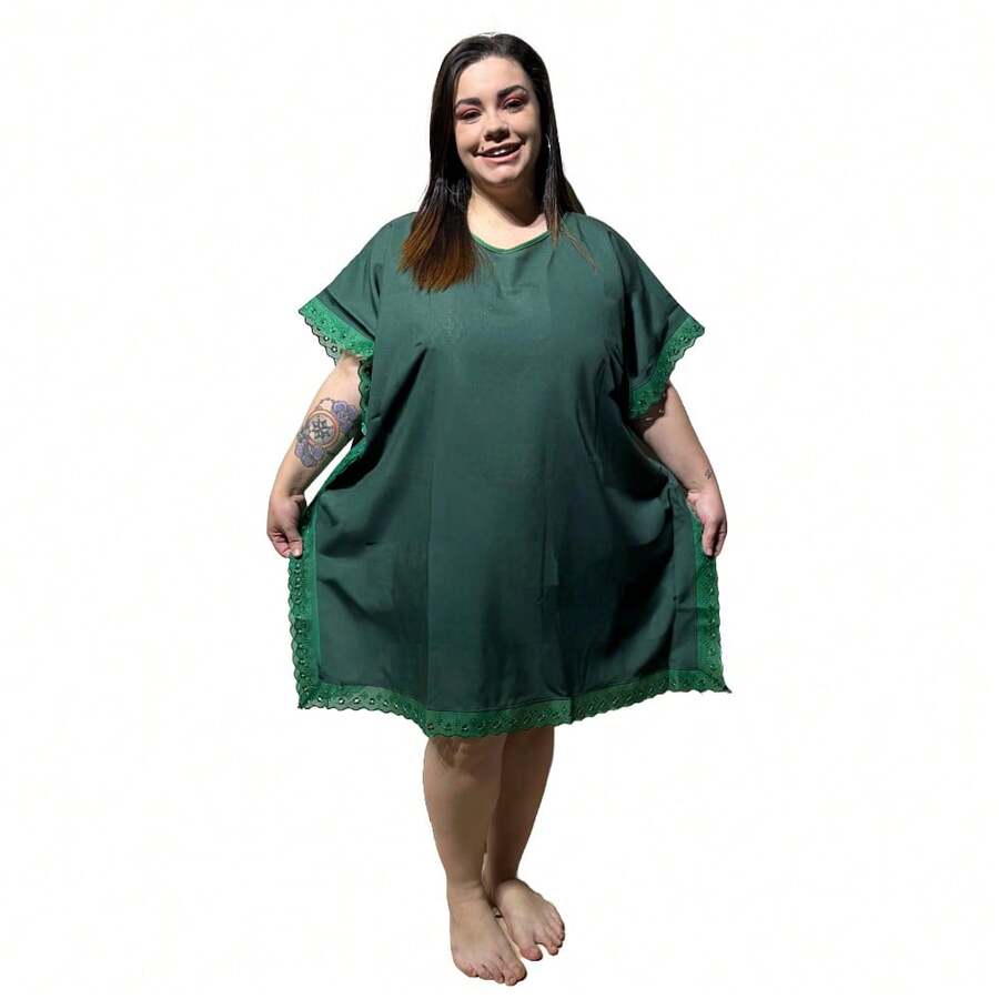 Kafta Alaka Orixás Umbanda Candomblé - Green - View 1