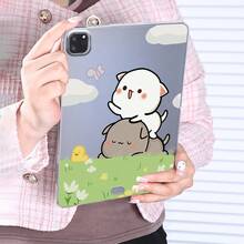 Cute Cartoon Animal Case For IPad - Shockproof TPU Protective Cover For IPad Air, Pro, Mini (10.2", 10.5", 11") - Lightweight & Flexible With Adorable Cat & Dog Design, IPad Protective Case| Charming Tech Accessory| Lightweight Case, Cute Case For IPad - iPad mini 6 - Xem 9