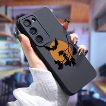 Funda de Teléfono Halloween Bat 1 Adecuada para Samsung Galaxy S25 Ultra/S24 PLUS/S23+/S22/S21 Series, Resistente a Impactos y Antideslizante, Ligera, Nuevo Diseño de Moda, Funda Protectora de TPU de Alta Calidad, Adecuada para Regalar, Funda de Teléfono de Halloween - Colores mixtos - Ver 3