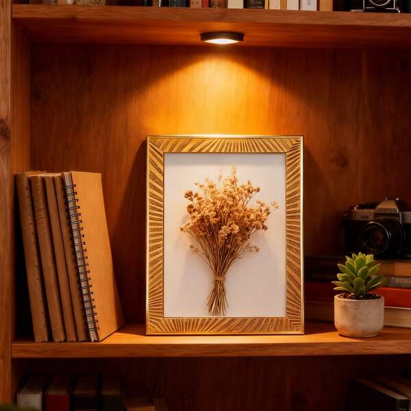 Vintage Luxury European & American Floral Pattern Design Photo Frame (Photo Paper Included, Randomly Shipped), Suitable For Home, Living Room, Bedroom, Dining Room, Hallway, Photo Wall, Home Decor