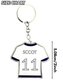 1/3/5pcs Personalized Jersey Keychain - Custom Name Number/Team Logo Football Soccer Gift, For Him Boyfriend Dad Son Uncle, Sports Fan Key Ring, Anniversary Birthday Graduation Gift, Custom Gift For Him, Personalized Soccer Jersey Keychain, With Player Number Name Key Ring, For Sports Lovers Team Support