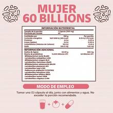 VIVONU Probióticos femeninos, mezcla de probióticos y probióticos de lactobacillus, 60.000 millones de cfu, 18 cepas, ayudan a la salud femenina, mejoran la inmunidad, la digestión, el intestino, promueven olores y flora saludables - 2 botellas - Ver 10