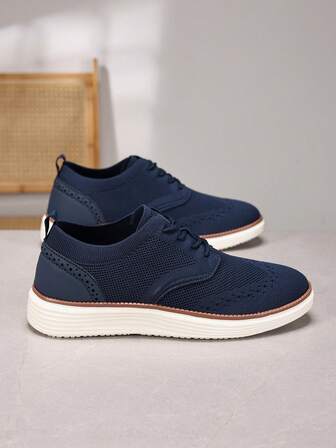 A Versatile Thick-Soled Woven Sneaker Perfect For Both Work And Leisure! The 3D Woven Mesh Ensures Breathability And Sweat-Wicking, While The Chunky Sole Adds Height And A Poised Look. The Slip-Resistant Soft Outsole Conforms To Your Foot Shape-Ideal For Formal Occasions Without Feeling Out Of Place, Yet Never Dull For Everyday Wear. Workers And Professionals Can Confidently Grab This Pair, Combining Comfort With Sophistication!