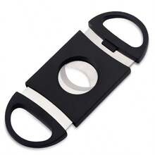 1PC Dual-Blade Cigar Tool - Plastic Cutter With Simple Mechanism, Ideal For Everyday Use And Practical Present - màu đen - Xem 6