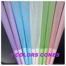 50/100 vorgerollte Zigarettenpapiere mit Füllvorrichtung, 5 Farben, extra groß 110mm mit spitzem vorgerolltem Kegel, langsam brennend, leicht zu füllende Raucherzubehör, Tabakzubehör, Papier, Geburtstagsgeschenk, Geschenk zu Feiertagen, Valentinstag Geschenk