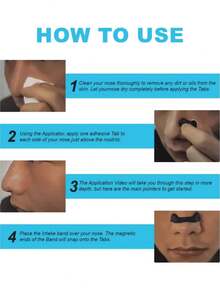 15件装磁性鼻腔扩张器入门套装，增加进气量，改善睡眠