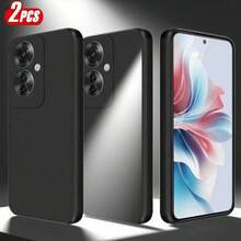 2 OPPO Black Phone Cases, Nothing Phone Black Straight Edge Cases, Compatible With OPPO Reno5 4G/OPPO Reno5 5G/Nothing Phone (3a) Pro/Nothing Phone (2a)/Nothing Phone Phone Cases, OPPO Phone Cases, Phone Cases, Waterproof Shockproof Anti-Fall Scratch Resistant - Black - View 50