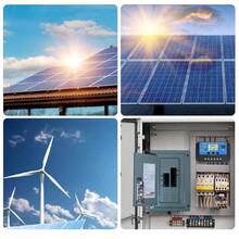 Controlador de Carga Solar PWM 12V 24V Panel USB doble Controlador de Carga Regulador Regulador Paremeter Pantalla LCD 60A - Azul - Ver 3