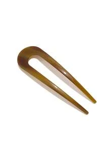 1pc Women's Ombre Acetate U-Shaped Hair Clip, Suitable For Daily Use, Suitable For Thin Or Normal Hair Volume, Wedding, Hair Accessories, Head Accessories - Coffee Brown - View 9