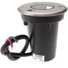 Step LightsQUANS Luz LED de 3 W 12 V 24 V CA bajo voltaje en el piso para exteriores luz LED de paisaje en el piso para cubierta escalón camino entrada jardín patio patio blanco frío 4 unidadesStep Lights - Blancofresco - Ver 2