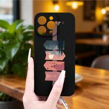 Celadon Smartphone Case | Kintsugi Art X Geometric Pattern [Perfect Japanese Gift] - Black - View 6