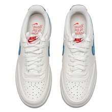 Women's Nike Court Vision Lo Sneakers, Lightweight Comfortable Casual Outdoor Exercise Sports Shoes IM7799-133 - White/Blue - View 4