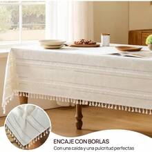 Tablecloths - White - View 3