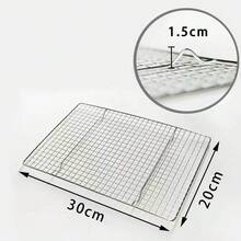 Stainless Steel Baking Cooling Rack, Rectangular Grill Grate For Home Use, Oven, Barbecue, Roasting, Smoking - Multicolor - View 4