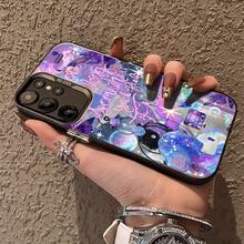 Funda especial para teléfono  con diseño de cielo estrellado soñador y texto motivacional, adecuada para  Galaxy S25ULTRA, S24PLUS, S23FE, S21PRO, S22, S20+, A03S, A05S, A14, A31, A53, A34, A10, A04E, M04, A33, A35, A55, A72, A71, A70, A22, A16, A06, A20S, A54, antimanchas, a la moda, moderna, colorida, plateada IMD - Colores mixtos - Ver 4
