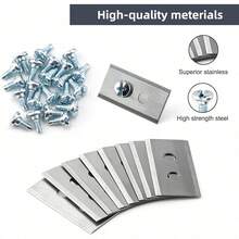 9/18/30-Piece LUBO AWD Mower Blade Replacement Kit - Compatible With 5000/3000/1000 Models | Premium Stainless Steel Double-Hole Blades + 24 Screws (Note: Actual Screws May Vary From Images) - Multicolor - View 4