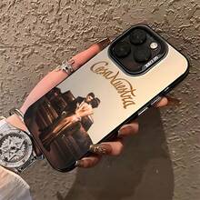 Funda para 17, 16e, 16, 15, 14, 13, 12, 11,, Pro X XR XSMAX 8, Plus - Singer R-Rauw Alejandro Cosa Nuestra con diseño láser y respaldo mate antideslizante,  de Uso Diario,Funda Antigolpes,Impresión Láser,Estilo Anime,Diseño Impreso con,Estuche Ligero,Fans del Anime,Amantes de laúsica17 17promax - Negro - Ver 2