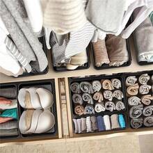 22 pièces Set de plateau organisateur de bureau, boîtes de rangement pour tiroir de bureau, bacs de rangement en plastique, kit organisateur d'outils, de papeterie, de cosmétiques et de divers pour la cuisine, la salle de bain, la chambre et le bureau - Noir - Voir 6