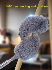 1 件装/吊扇除尘器，带延长杆，除尘刷 - 可水洗超细纤维伸缩除尘器，伸缩缝隙除尘器，干湿两用清洁刷，多功能除尘刷，伸缩手柄，柔性集尘器，耐用刷毛，多功能清扫器，家用吊扇除尘工具 - 伸縮撣子 - 查看 7