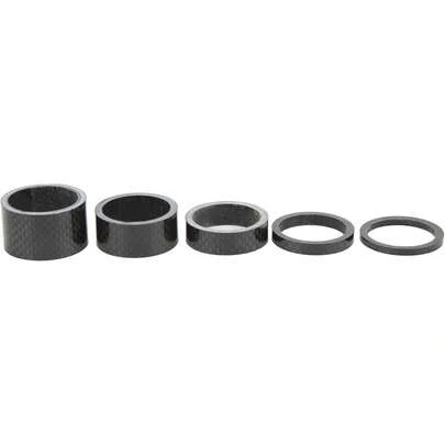 Espaciador de Auriculares de Bicicleta, Espaciadores de Vástago de Horquilla Delantera de Bicicleta de Fibra de Carbono para Bicicleta de Carretera Accesorio de Bicicleta de Horquilla Delantera de 28,