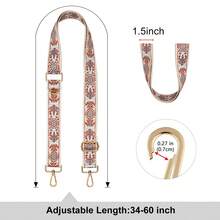 Fashionable Crossbody Bag Strap With A Vintage Bohemian Style, Featuring An Adjustable Shoulder Strap Length. Suitable For Crossbody Bags, Handbags, Shoulder Bags, And Other Types Of Bag Accessories. - 003 - 查看 2