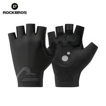 ROCKBROS 1pc Riding Half Finger Gloves Summer Mountain Road Bike Full Short Fingers - Nhiều màu - Xem 15