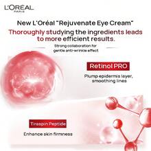 L'Oreal REVITALIFT EYE CREAM，複顏專研抗皺緊緻眼霜，改善下垂眼，重現明亮眸，淡化眼紋，提拉眼周，平滑緊緻（15ml） - 紅色 - 查看 4