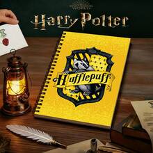 1pc Harry Potter 4 Hogwarts House Printed Notebook, 80 Pages Signature Book, Suitable For Office, School, Note-Taking - College Logo - View 21