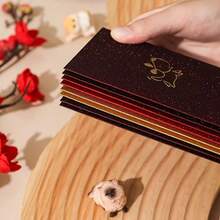 12 Pieces, Cute Cartoon-Themed High-Quality Red Envelopes, Featuring Gold-Embossed Creative Elements Of Cartoon Cat-Like Creatures, Suitable For Birthday, Wedding, Anniversary Gift Red Envelopes, Halloween, Thanksgiving, And Christmas Party Red Envelopes, As Well As Festive Celebration And Business Gift Red Envelope Supplies.